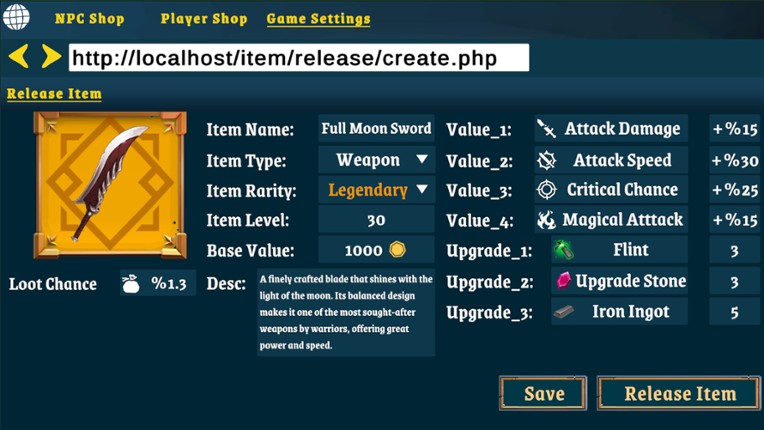 MMORPG NPC Simulator screenshot