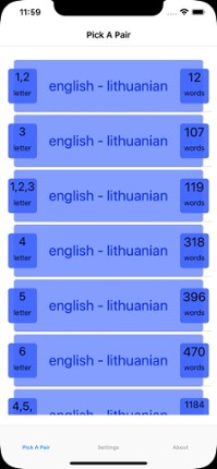 PickAPair Lithuanian - English Image