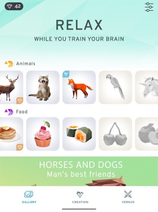 Poly Island: Coloring Art Book screenshot