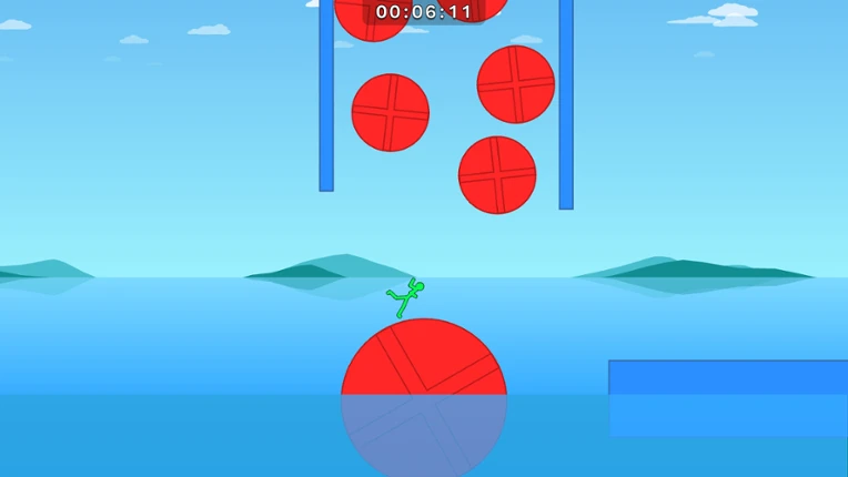 Stickman Obstacle Course screenshot