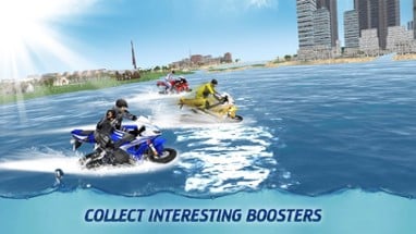 Surfing Bike Water Wave Racing Image