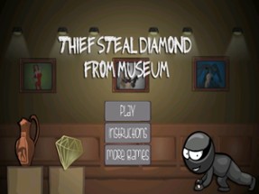 Thief Steal Diamond from Museum Image