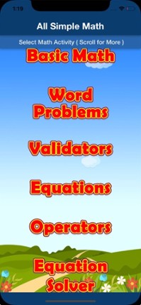 All Simple Math screenshot