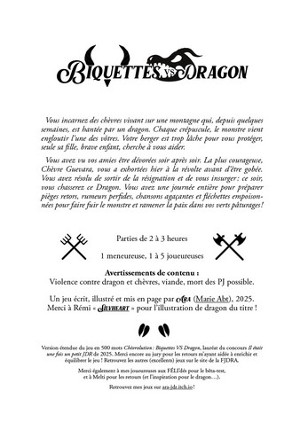 Biquettes VS Dragon screenshot