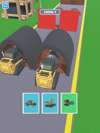 Bulldozer Race 3D screenshot