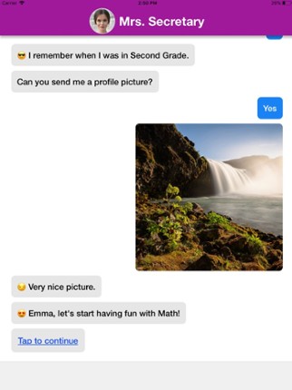 Chatty Math screenshot