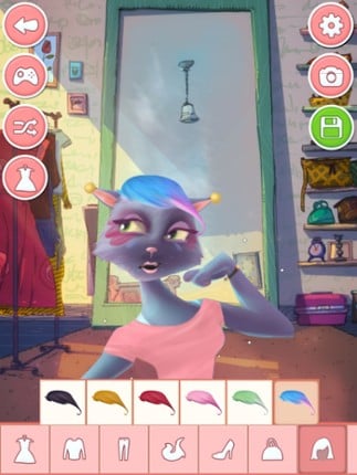 Fashion designer game - animal dress up salon screenshot