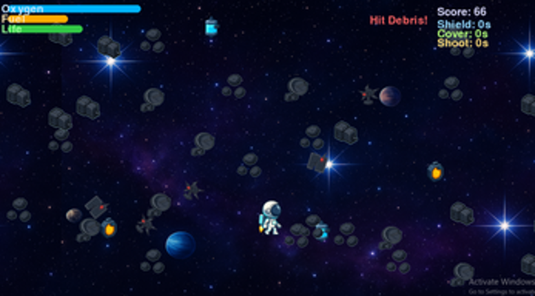 Float in Space – 2D Arcade Sci-Fi Survival Game Image