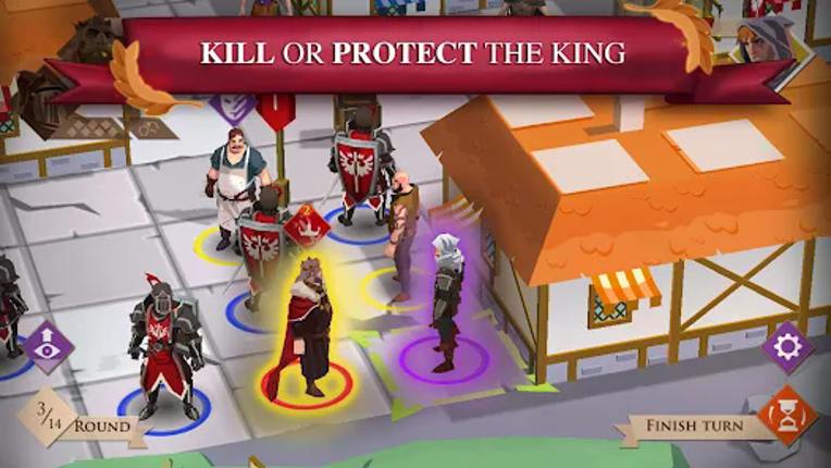 King and Assassins: Board Game Image