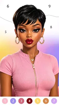Black Beauty: Color by Number screenshot
