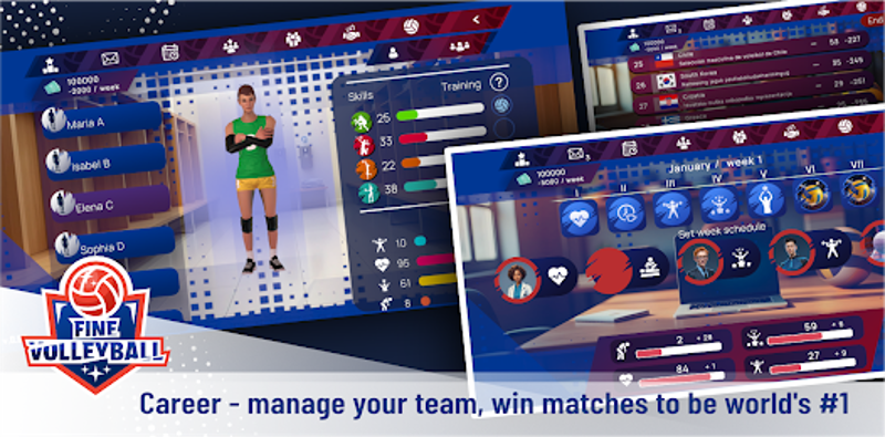 Fine Volleyball screenshot