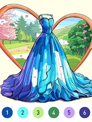 Heart Love Color By Number screenshot