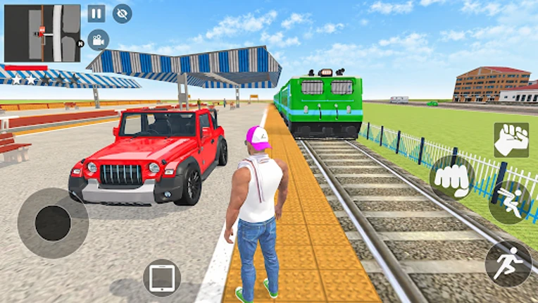 Indian Bikes Driving Jeep Game screenshot