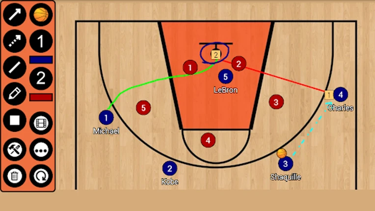 Basketball Tactic Board Image