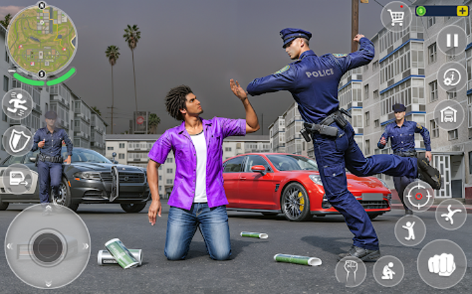 Open World Criminal City Game screenshot
