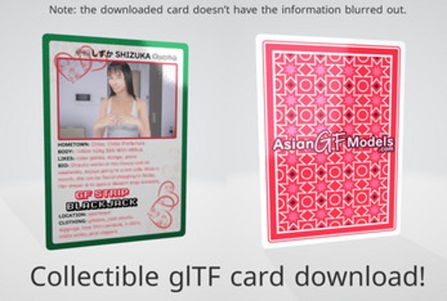 GF Strip Blackjack - Shizuka Edition screenshot