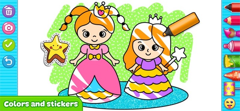 Glitter Coloring For Kids screenshot