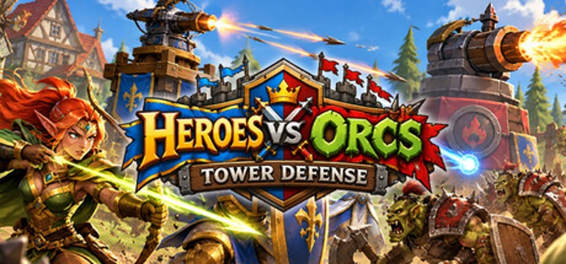 Heroes vs Orcs: Tower Defense Image
