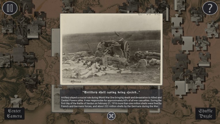 Historical Jigsaw Puzzle: World War I screenshot