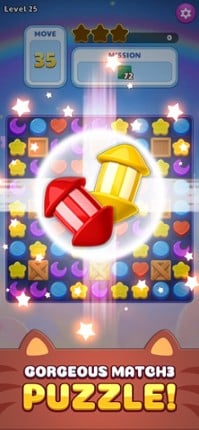 Meow Cat: Match 3 Puzzle screenshot