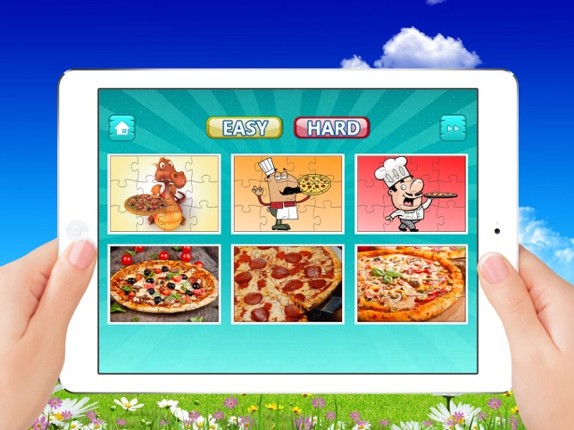 Pizza Puzzles - Drag and Drop Jigsaw for Kids screenshot