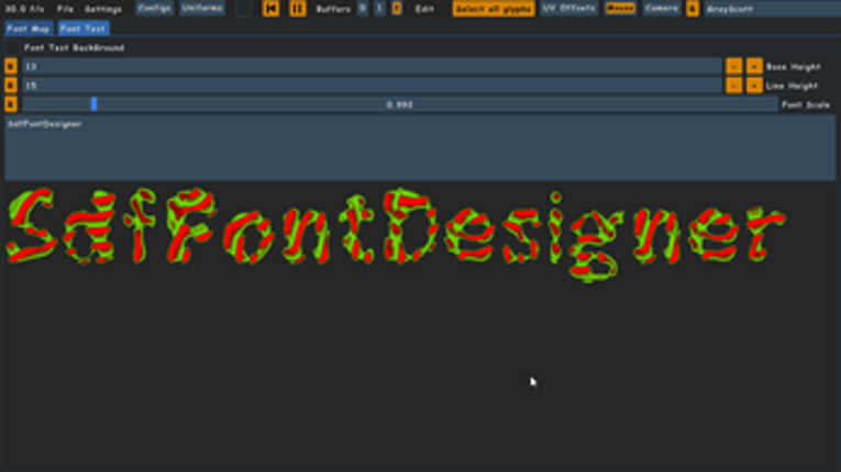 SdfFontDesigner v0.0.2485 screenshot