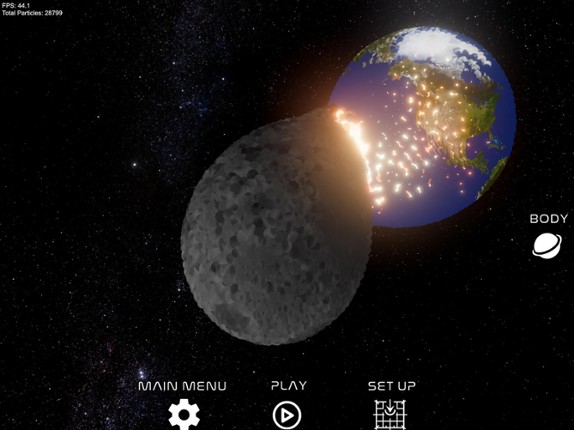 Space Crash Simulator screenshot