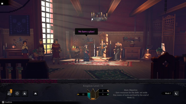 Yes, Your Grace: Snowfall screenshot