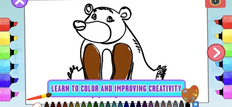 Animal Coloring And Learn Apps screenshot