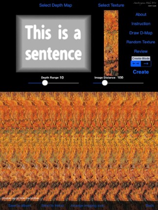 Autostereogram-Maker screenshot