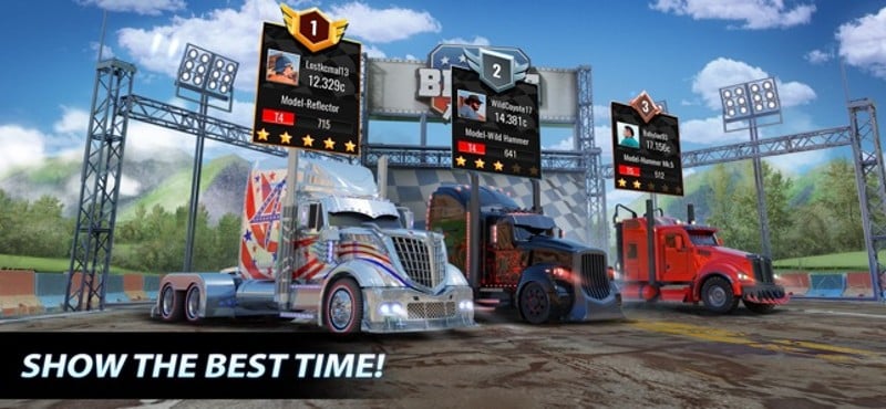 Big Rig Racing:Truck drag race screenshot