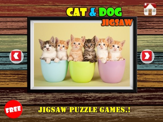 Cats And Dogs Jigsaw Puzzles Pet Games For Kids screenshot