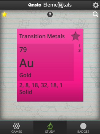 Elementals Periodic Table Game screenshot