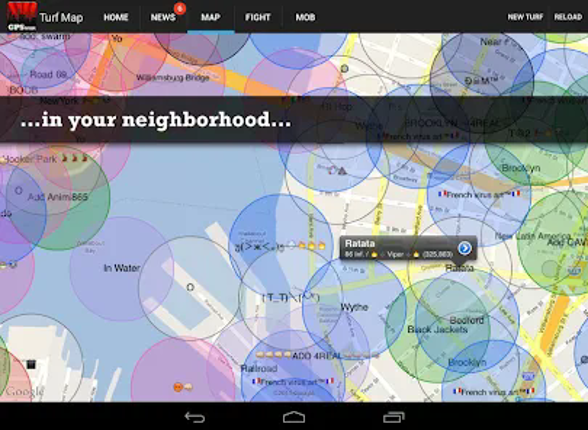 Turf Wars – GPS-Based Mafia! screenshot