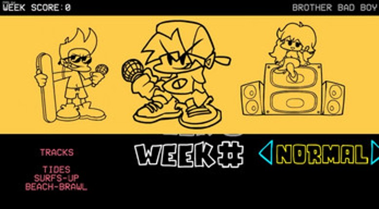 FNF - Vs. Beach Brother Full Week Image