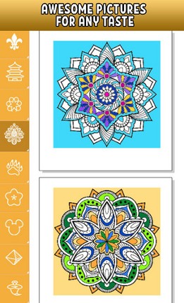 Mystic coloring book Image