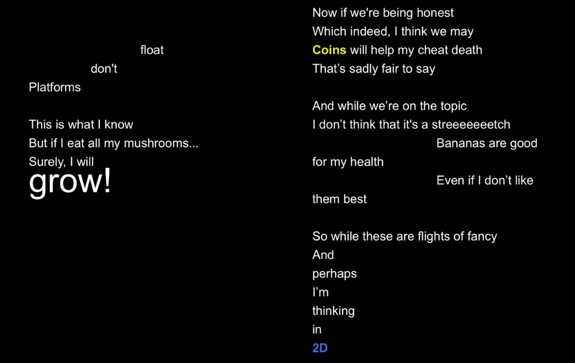 Games like Platforms Don't Float