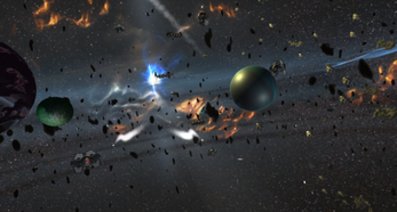 Riotous Space Brawl VR screenshot