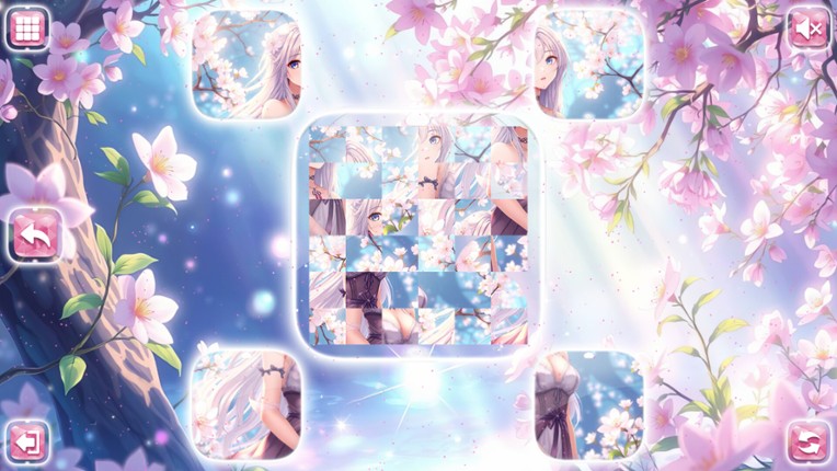 Lovely Anime Puzzle: Spring screenshot
