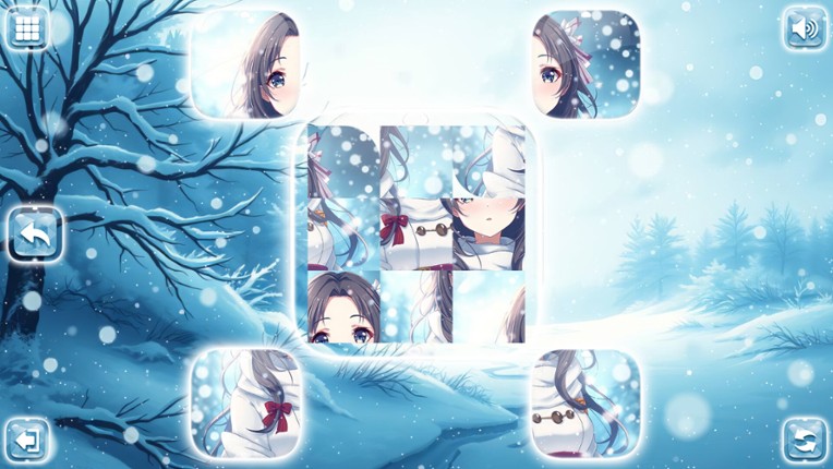Lovely Anime Puzzle: Winter screenshot