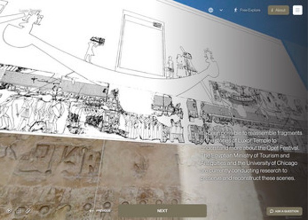 Luxor Temple and Epigraphic Drawings screenshot