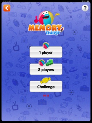 Memory Games Things & Toys screenshot