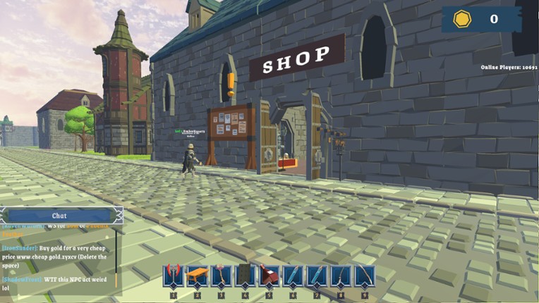 MMORPG NPC Simulator screenshot