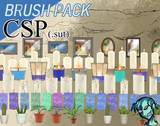 10x Clip Studio Paint Brushes -Home- Image