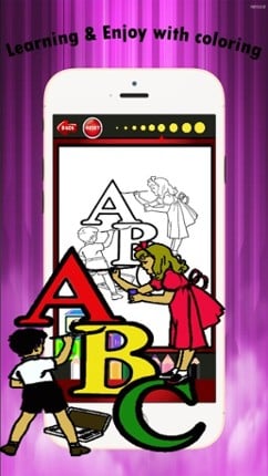 Alphabet A to Z Coloring Book for children age 1-6 screenshot