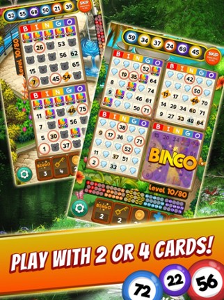 Bingo game Quest Summer Garden screenshot