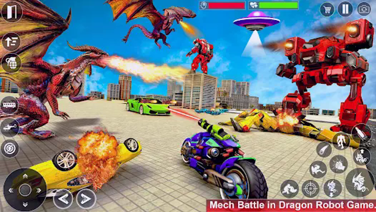 Dragon Robot Car Games 3d screenshot