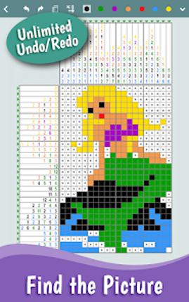 Pic-a-Pix: Nonogram Color Image