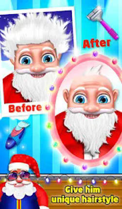 Christmas Santa Beard Shave Image
