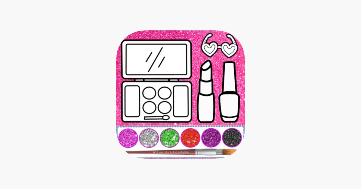 Games like Glitter beauty coloring book